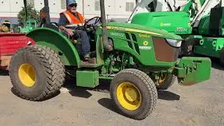 LOT 5 2021 John Deere Model KF6FSP Tractor Sunbelt Rentals Oahu Hawaii Auction OahuAuctions.com