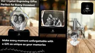 Giftic 3D Crystal Photo Cube Promo