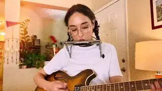 “Like a Rolling Stone” Bob Dylan guitar and harmonica cover🤎🍂👞