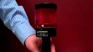 Werma - Модульная сигнальная вышка - Проблесковый маячок - Красный - Система улучшенной видимости (EVS) - Светодиод