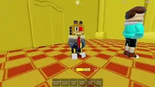 Showcasing characters and extra characters in the Garfield and bugs bunny battle(roblox)