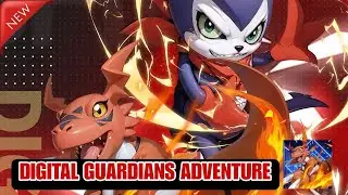Digital Guardians: Adventure Game - RPG Digimon iOS Gameplay