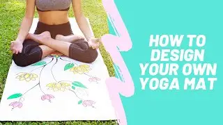 DIYogi Boho Yoga Mats You Can Draw On