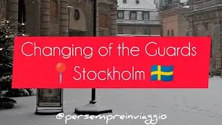 Changing of the Guard in Stockholm ❄️ | Royal Ceremony at the Royal Palace 👑
