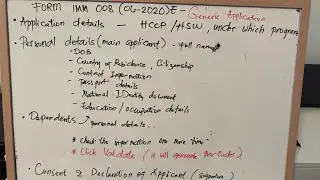 IMM 008 &mdash;GENERIC APPLICATION FORM CANADA //Getting ready for Caregiver 2026 , March 🇨🇦