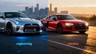 Nissan GTR vs  Audi R8