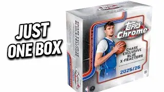Opening a Single 2025 Topps Chrome Basketball Mega Box &mdash; What Do You Actually Get?