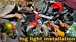 Tvs Raider 125 Fog Light Installation 2022 |Modification|TVs Raider 125 Modified |TVs Raider 125.
