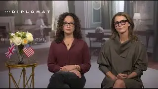 THE DIPLOMAT (S3) interview - ALLISON JANNEY - Keri Russell, Bradley Whitford, @juditadasilva