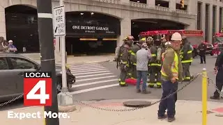 1 person injured in downtown Detroit sewer explosion