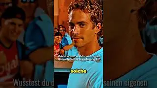 F&uuml;r ihn war Geschwindigkeit niemals nur ein Spiel im Film. #shorts #star #paulwalker