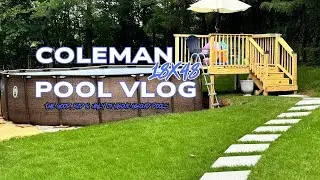Installing Our 18ft Above Ground Pool + Deck Sneak Peek!