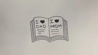 book drawing easy || simple book drawing || draw a book step by step ||