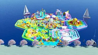 Wolong Amusement: Modular Floating Water Park &ndash; Customizable Fun on the Water!