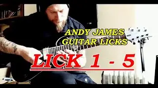 Andy James Guitar Academy (Lick 1-5)