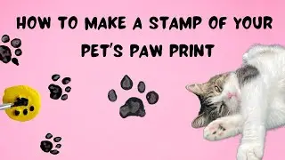 DIY Paw Print Stamp Of Your Pet!
