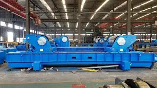High Performance 500 Ton Welding Rollers for Efficient Wind Tower Fit Up and Assembly