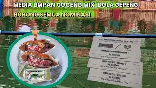 Gentak fishing || media umpan goceng mix idola gepeng borong semua amplop ‼️