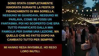 Sono stata ignorata durante una festa di famiglia, come se non fossi lì