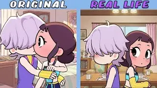 The way Zoey made Mystery kiss her | Original vs Plush Toys | KPop Demon Animation