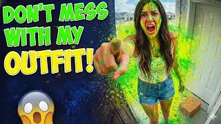 ​Package Thief Gets Messy Surprise 📦💦 (Instant Karma)​ Porch Pirate vs. High-Tech Glitter