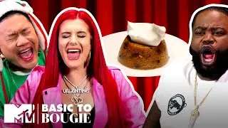 $15 Spotted Dick & Cinnamon Roll Cheesecake ft. Justina Valentine | Basic to Bougie: Season 4 | MTV