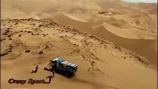 Ралли Дакар .Камаз наехал на зрителей