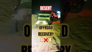 MM540 rescuing Ford Endeavour in the middle of the desert #car #offroad #4x4 #fordendeavour #daily