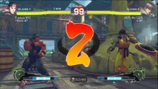 D paula NYC (Ryu) vs xWAx Mu12DA (Guy) - SSF4 Casuals