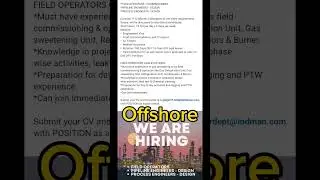 Offshore Jobs in Dubai