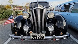 Classic 1937 Packard 120 Pre War Car American luxury Sedan : POV WALKAROUND CAR 4K VIEW