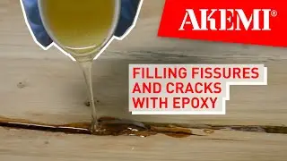 AKEMI AKEPOX 2000 Используется для ламинирования и заполнения трещин в древесине.