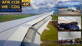 FLIGHT EXPERIENCE | Vienna - Paris CDG | AIR FRANCE A320