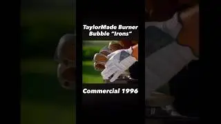 TaylorMade Burner Bubble Irons Commercial 1996 #golf #golfclub #golfer