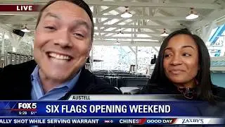 Rolling into Six Flags opening weekend