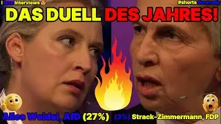 Alice Weidel (AfD) vs. Strack-Zimmermann (FDP): 💥SHOWDOWN bei Maischberger!🔥: DUELL DES JAHRES!