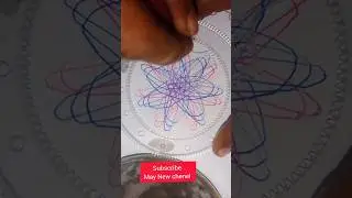 the satisfied spirograph design video #spirograph #drawing #art #youtubeshorts