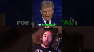 Asmongold watches Trump v Harris #asmongold #controversial #stream #debate  #trump #tech #election