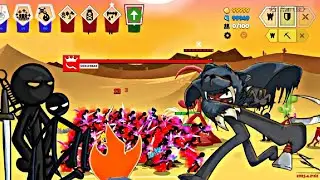 Stick war : Saga 👀 Swordwraths vs General Sicklewrath #stickwarsaga 