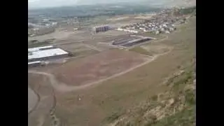 Paraglide Utah North Side POM paragliding point of Mountain Soaring Summer 2009