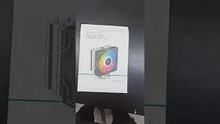 Unboxing Deepcool AG400 ARGB Air Cooler #unboxing #deepcool #shorts