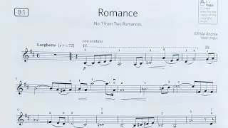 ABRSM Violin Grade 5 Andree Romance B1, 2024 ABRSM Violin Grade 5 with score, 英國皇家五級小提琴試