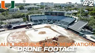 Alex Rodriguez Park Renovations For 2023 Season | Update #2 New Bullpen & Weight Room | 4K Drone