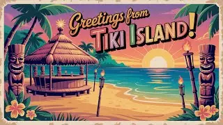 Tropical Tiki Dreams | 1950s Exotica Lounge & Vintage Hi-Fi Escape