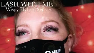 LASH WITH ME: Creating a Wispy Hyrbid Lash Extension Set (Make those spikes pop!)