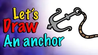 Kids Drawing Lesson: How to Draw an #anchor Step by Step