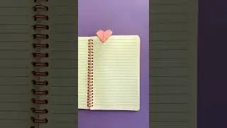 Cute Bookmark🩷 #diy #papercraft #craftideas #handmade