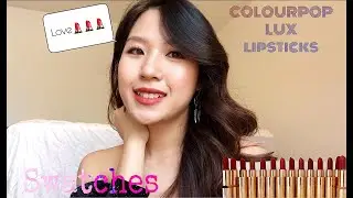 New COLOURPOP LUX Lipsticks!!! [ All 15 lip swatches ]
