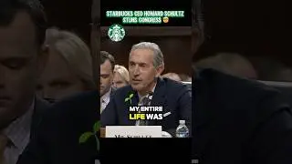 Starbucks CEO Stuns Congress &mdash; &ldquo;I Came From Nothing&hellip;&rdquo; 🤯
