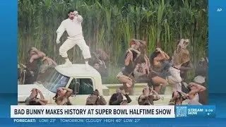 Bad Bunny Super Bowl performance features Lady Gaga, Ricky Martin and Puerto Rican pride